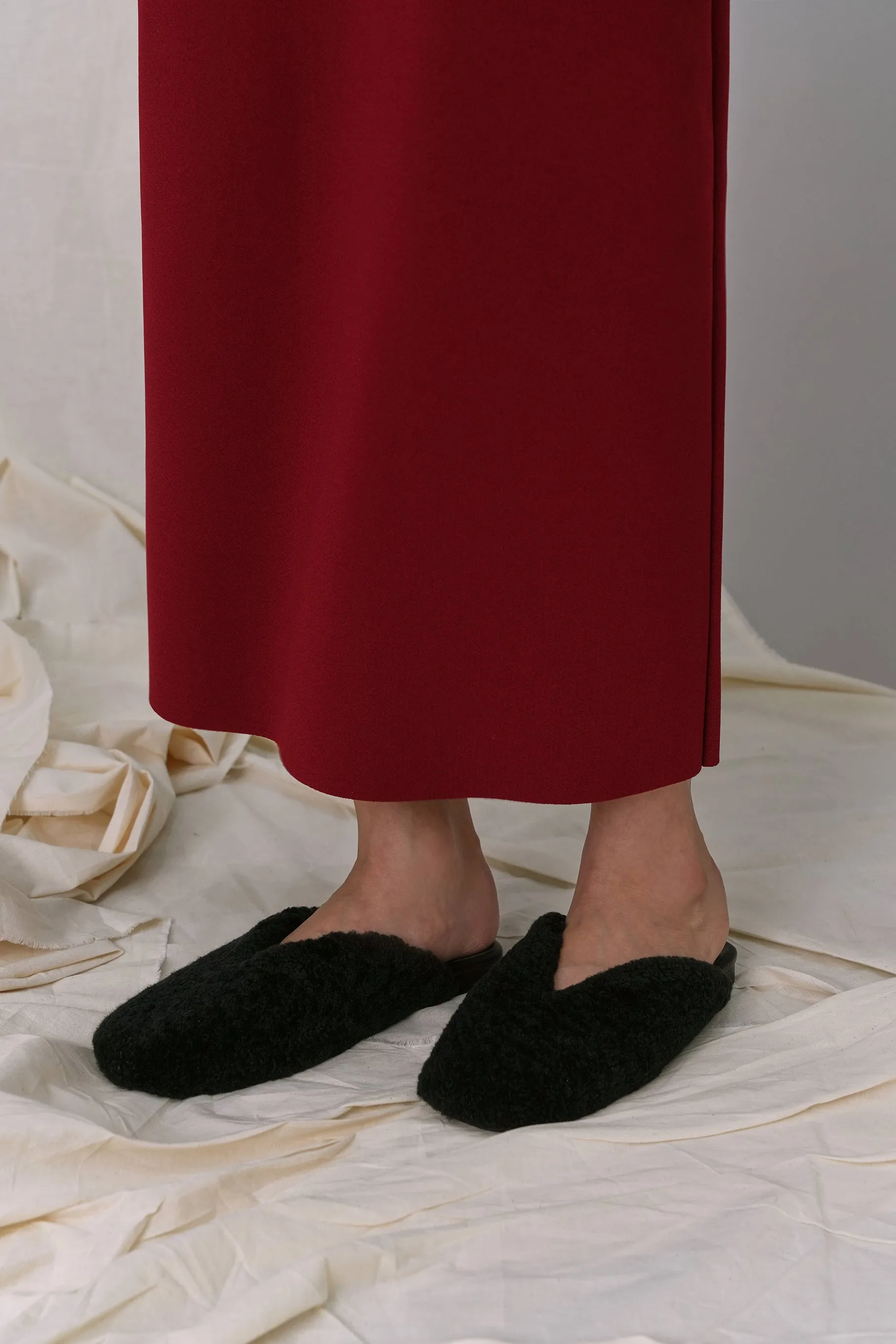Alez Shearling Mules