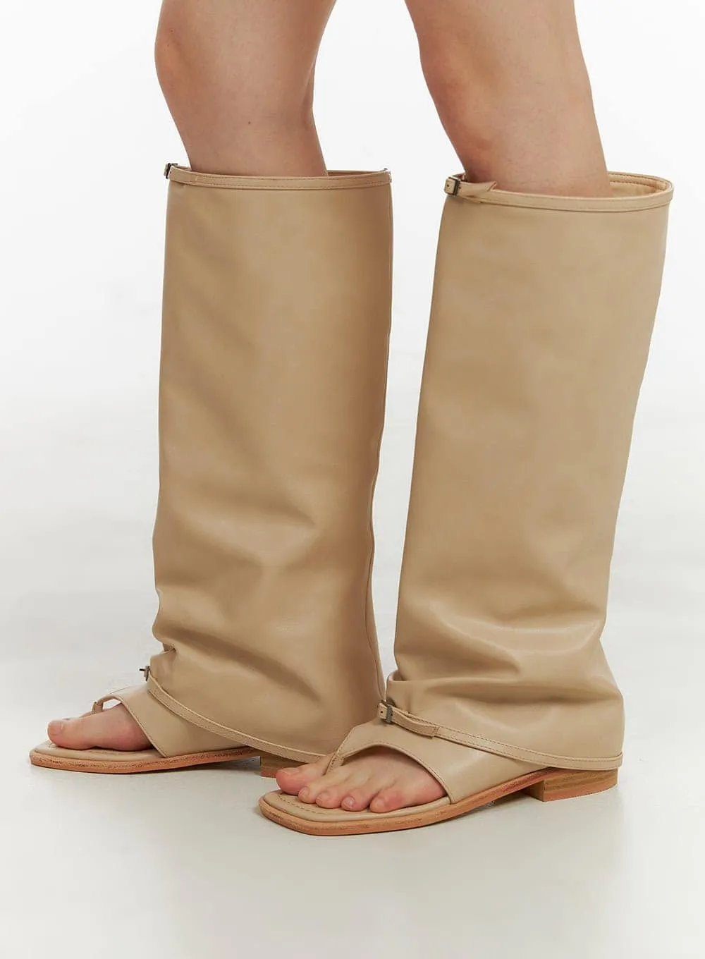 Belted Sandal Boots CY428
