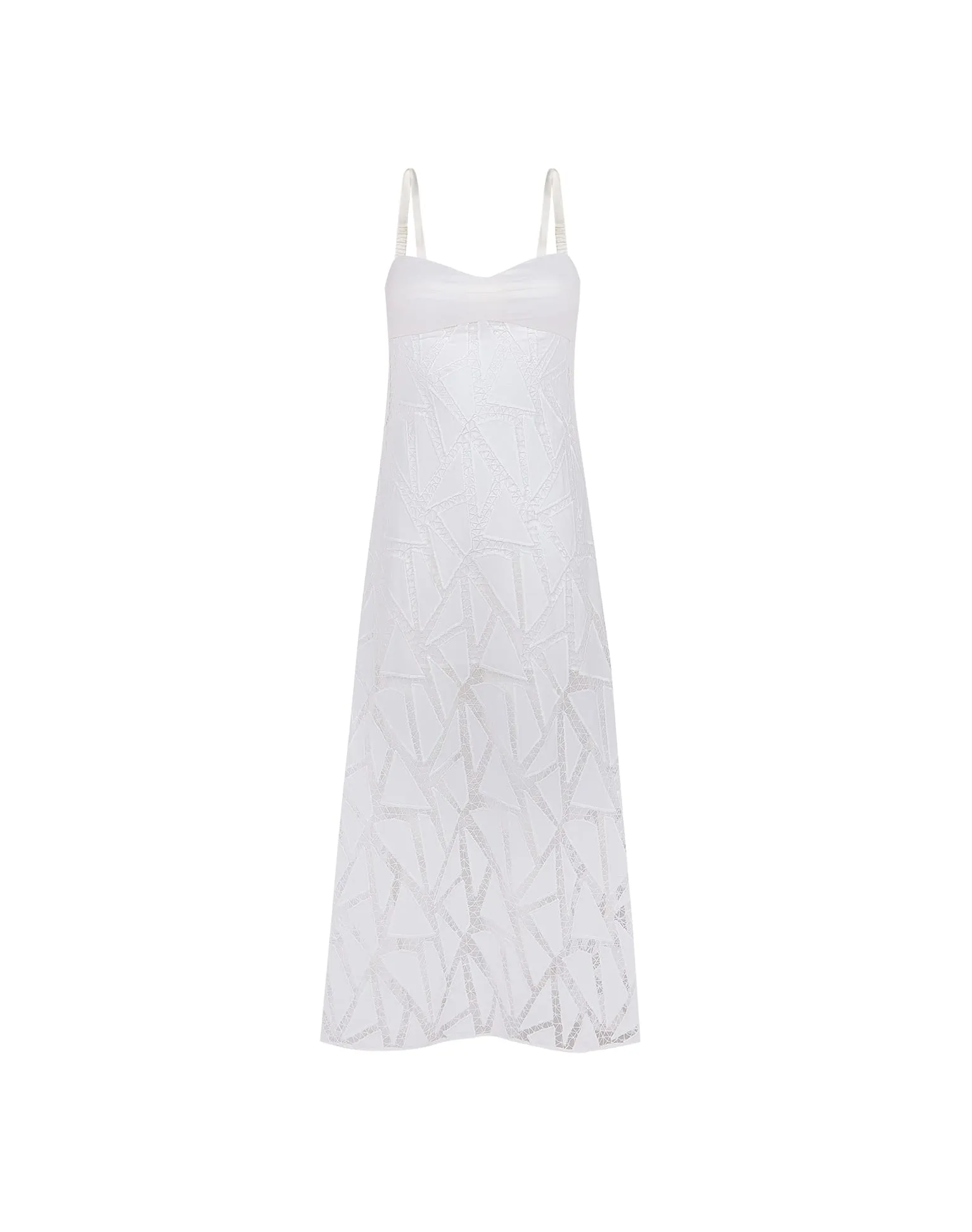 Eleni Long Dress (exchange only) - Off White