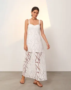 Eleni Long Dress (exchange only) - Off White