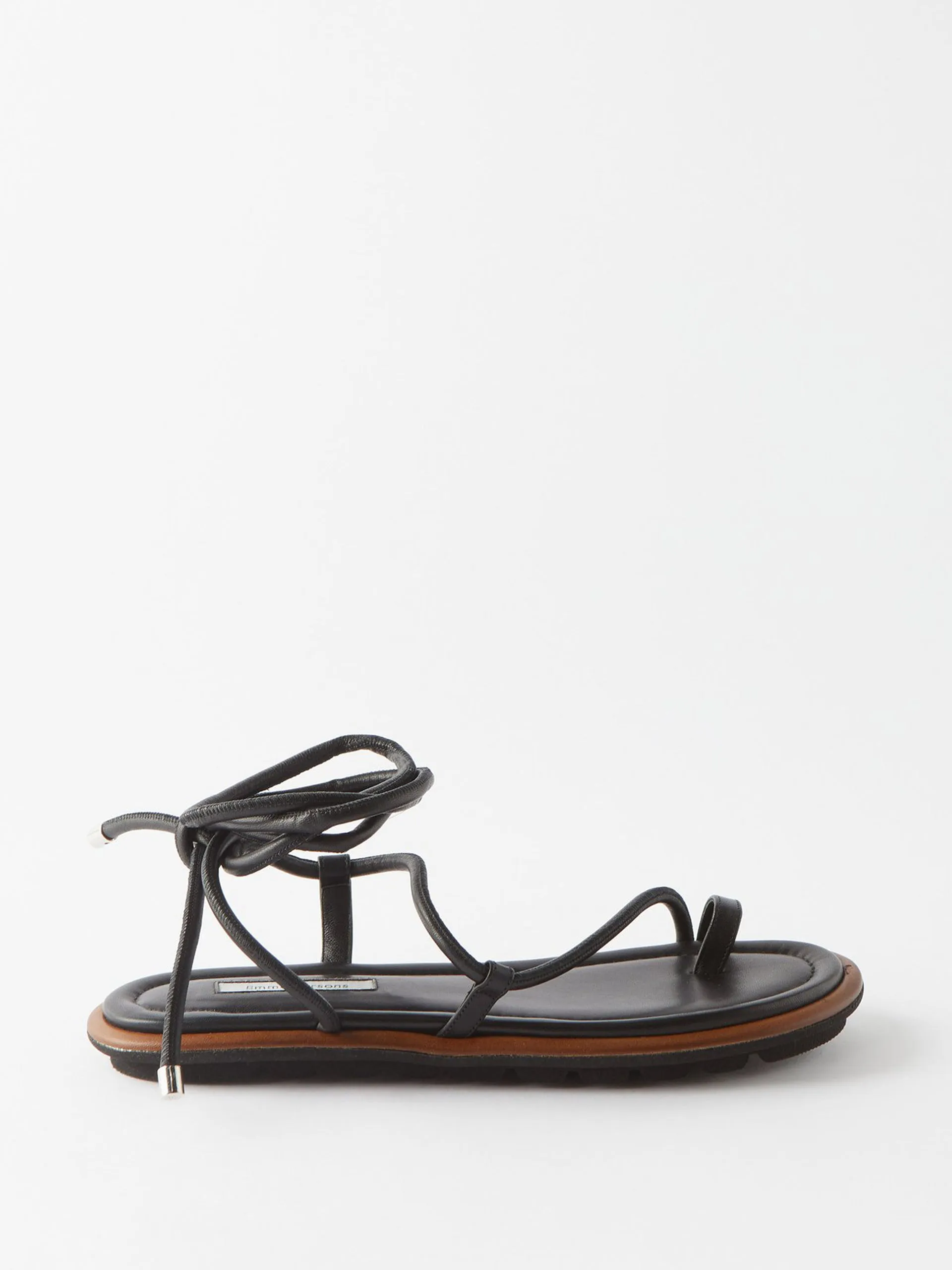 Nappa-leather sandals