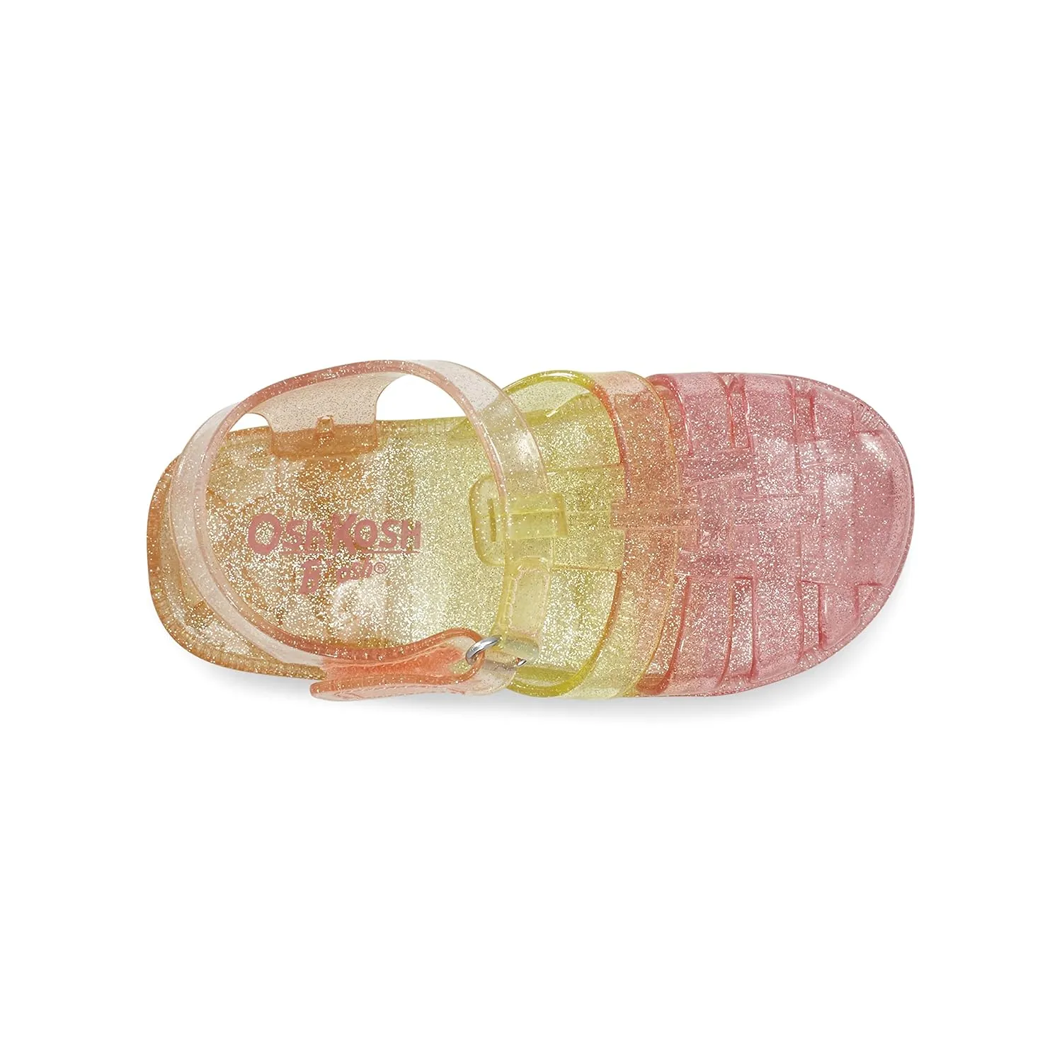 OshKosh B'Gosh Girls Marie Sandal, Pink/Coral, 4 Toddler