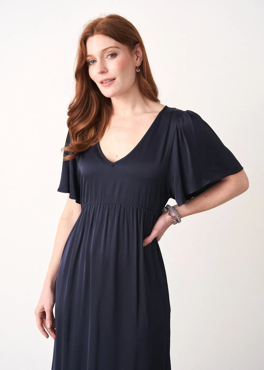 OTTILIE SATIN DRESS