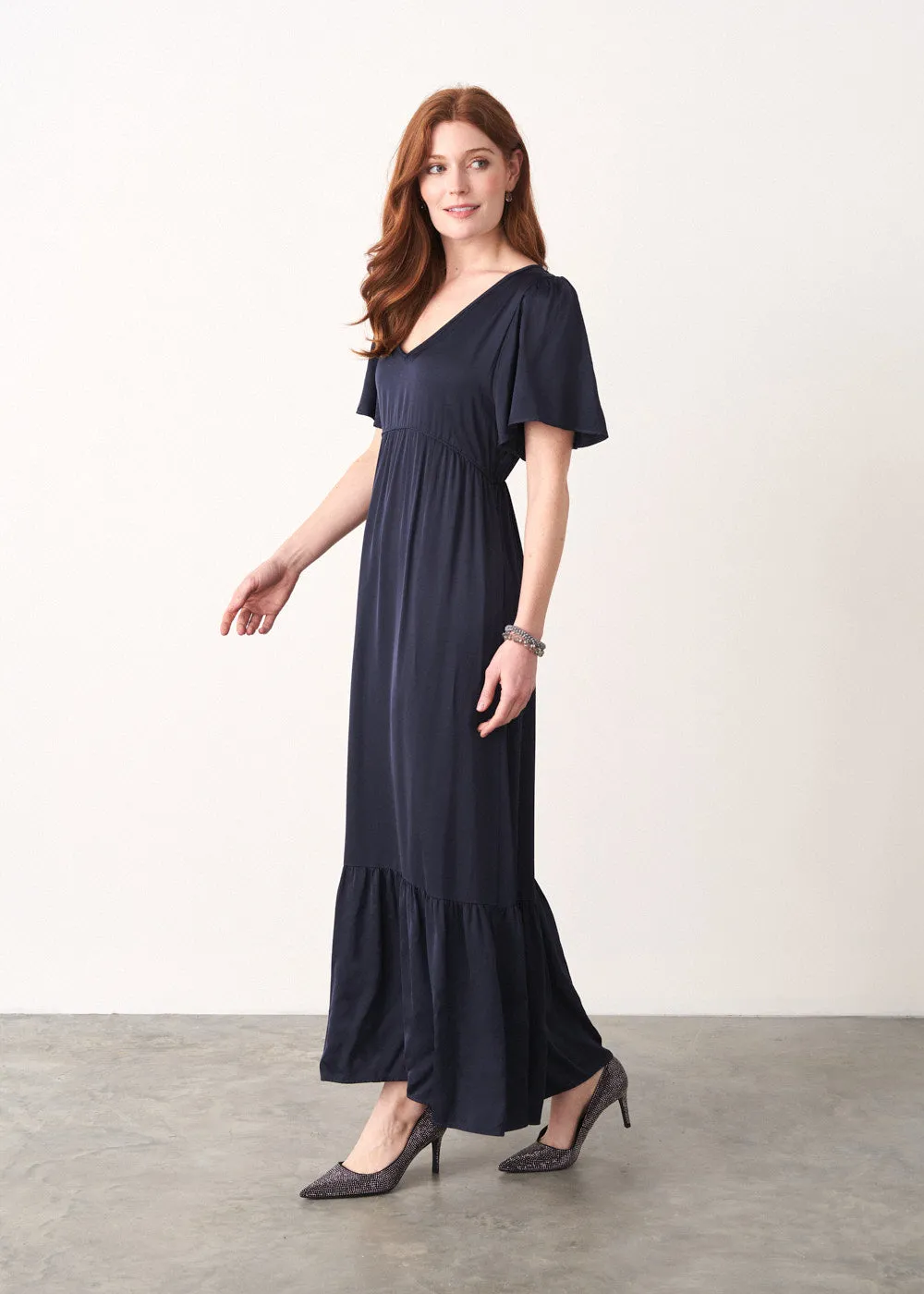 OTTILIE SATIN DRESS