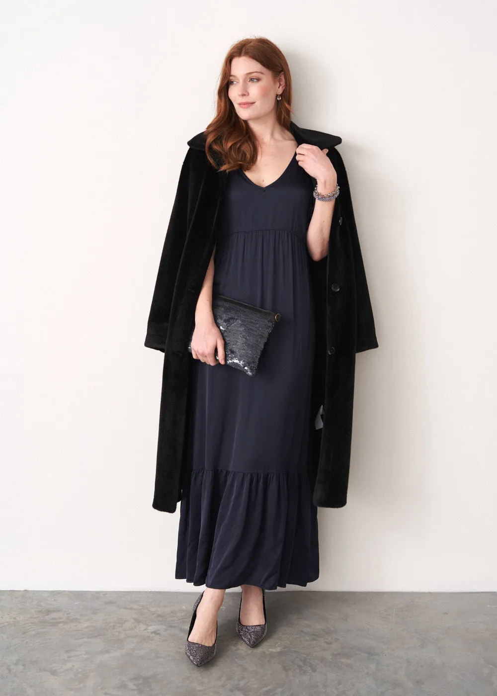 OTTILIE SATIN DRESS