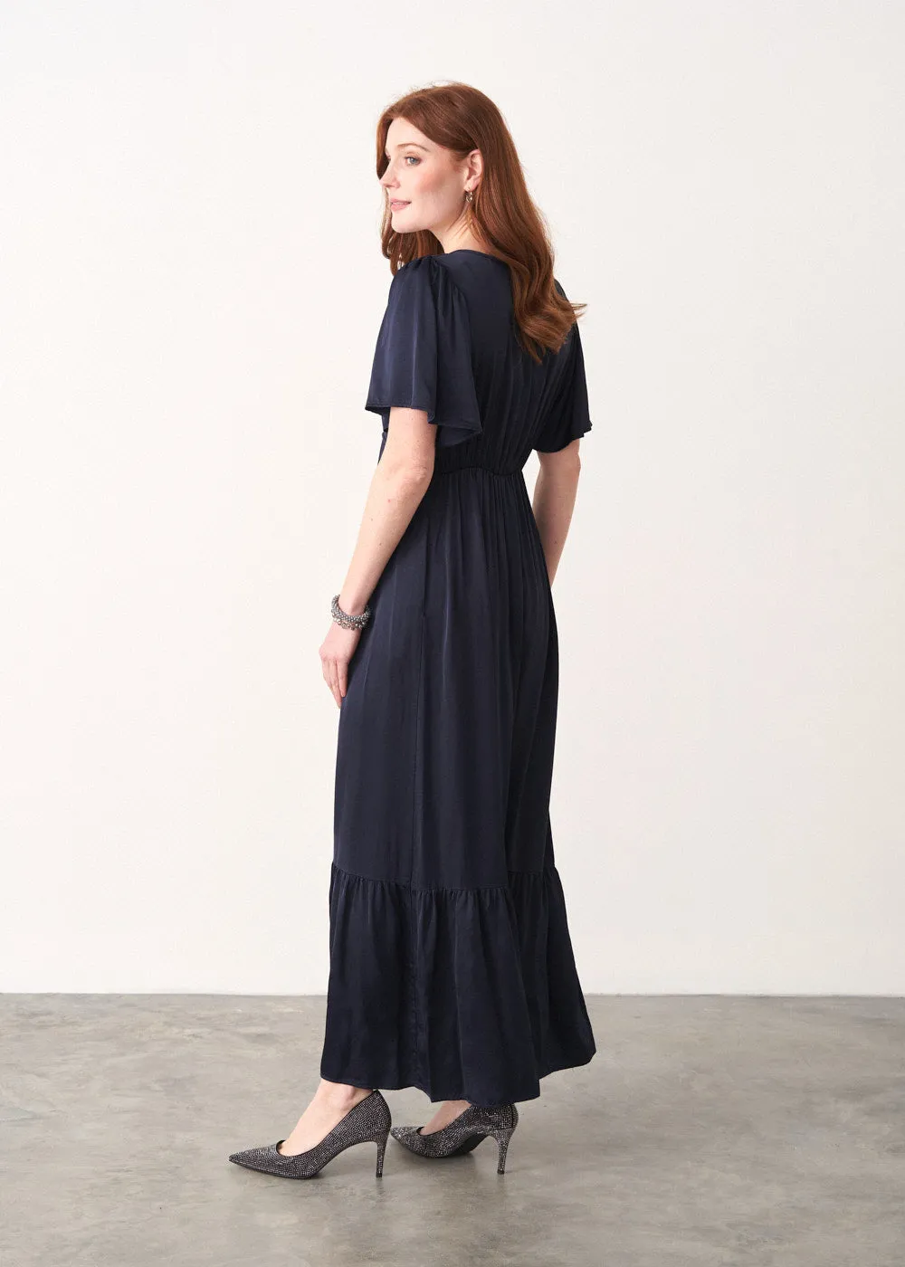 OTTILIE SATIN DRESS