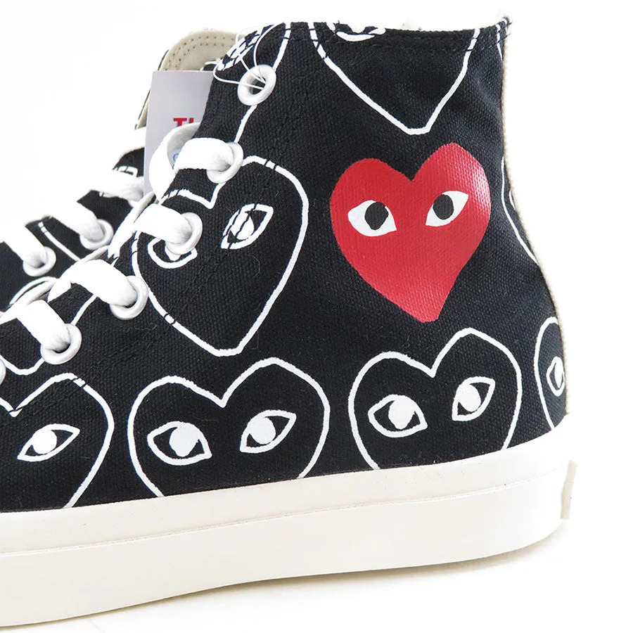 【PLAY COMME des GARCONS】<br>PLAY CONVERSE CHUCK TAYLOR (BLACK)<br>AZ-K117-001