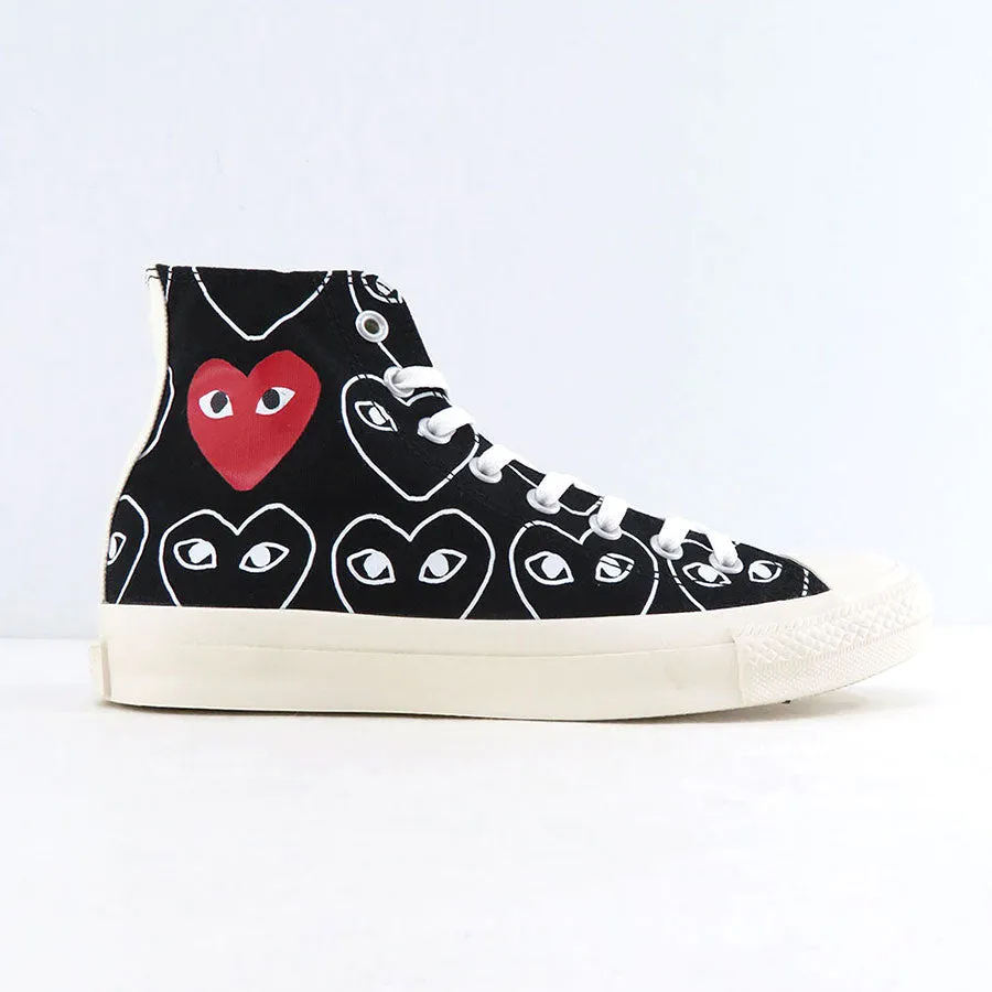 【PLAY COMME des GARCONS】<br>PLAY CONVERSE CHUCK TAYLOR (BLACK)<br>AZ-K117-001