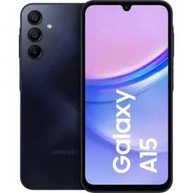Samsung Galaxy A15 4G 128GB 4GB RAM  Dual SIM  Blue Black, Unlocked SIM Free Smartphone