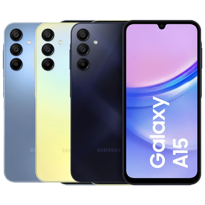 Samsung Galaxy A15 4G 128GB 4GB RAM  Dual SIM  Blue Black, Unlocked SIM Free Smartphone