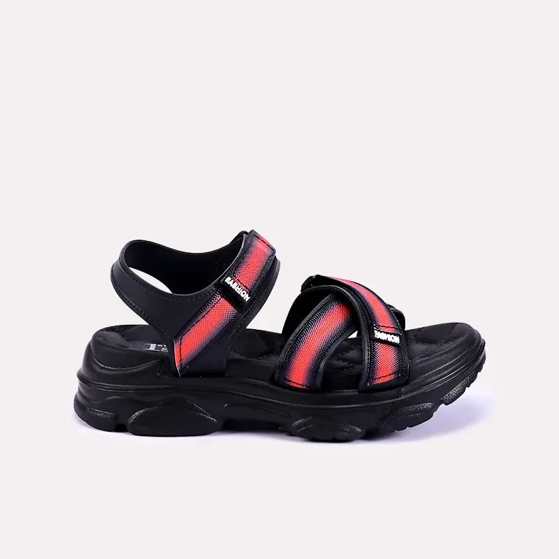 Sassy Black Chunky Sandals 0421283