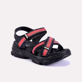 Sassy Black Chunky Sandals 0421283