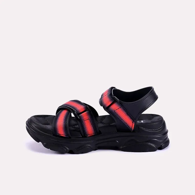 Sassy Black Chunky Sandals 0421283
