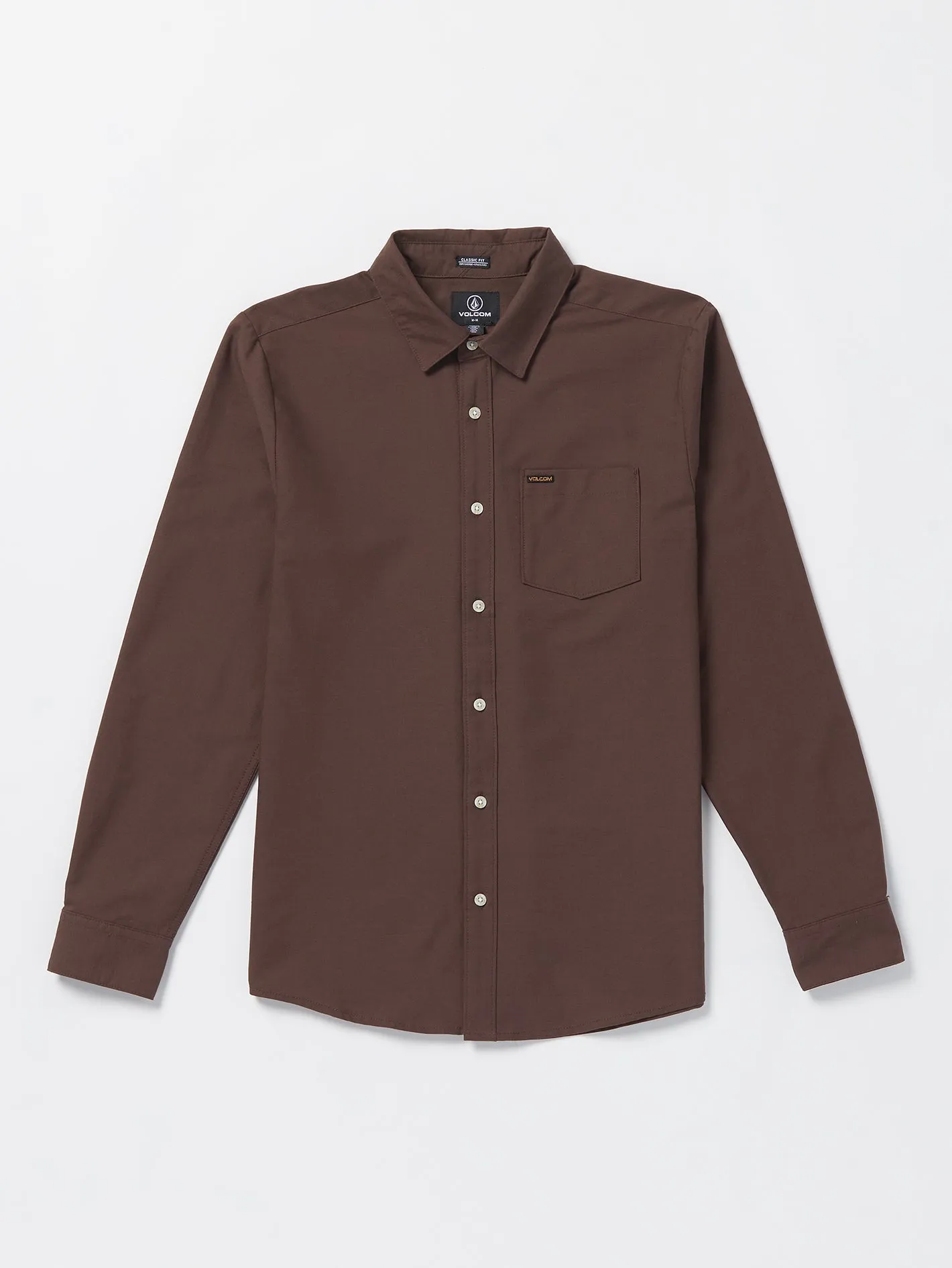 Veeco Oxford Long Sleeve Shirt - Pumice